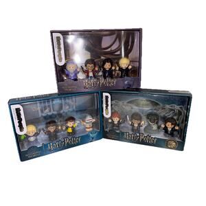Harry Potter Fisher Price Little People Collector Bundle 3 Sets New Sealed
